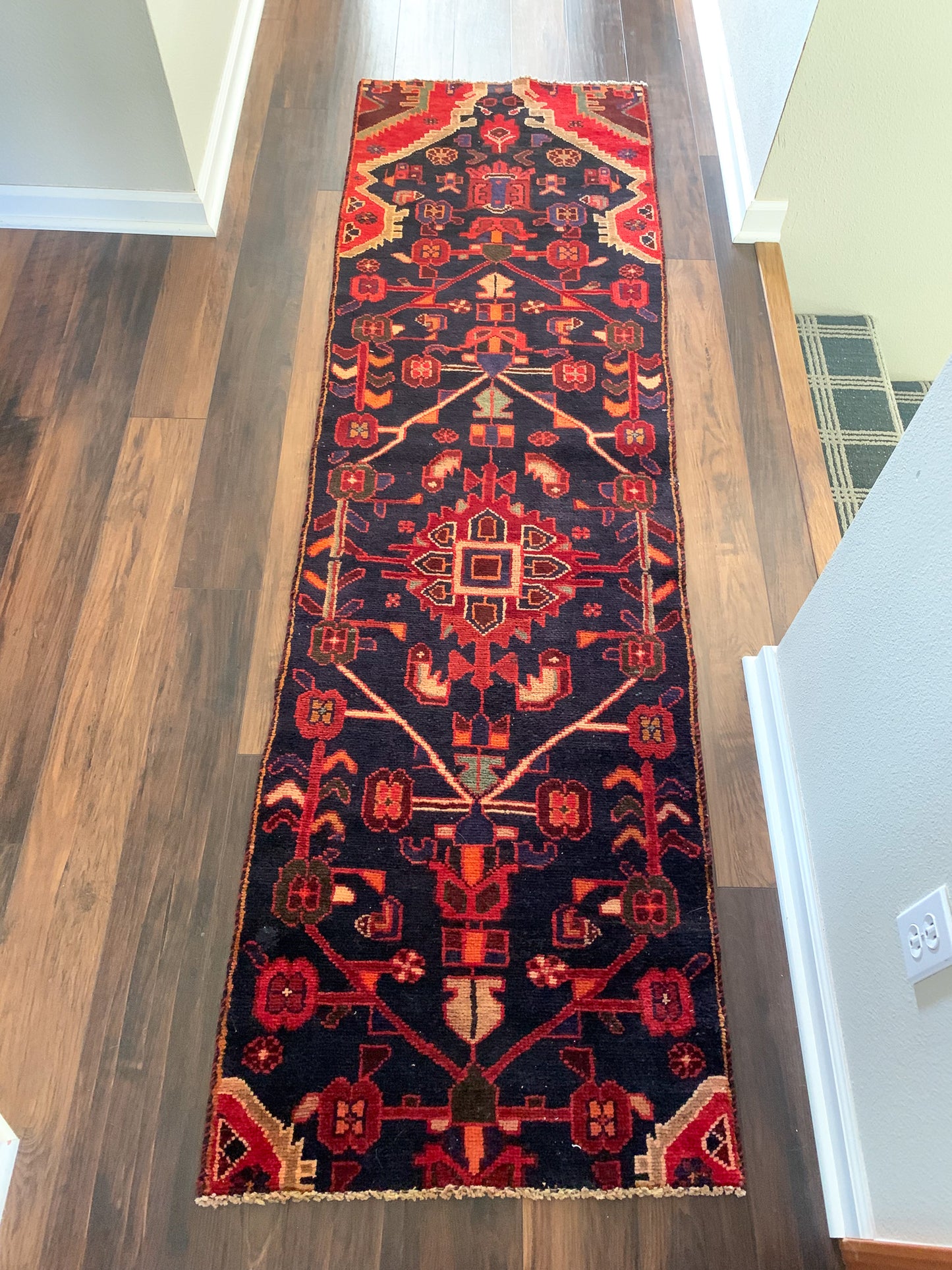 Vintage Persian Runner Rug No. R1158 - 2.2' x 7.4'