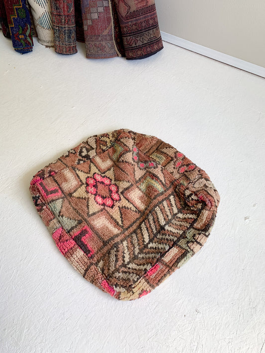 Moroccan Rug Floor Pouf / Pet Bed #327