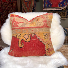 Load image into Gallery viewer, No. P315 - 16&quot; X 16&quot; Turkish Rug Pillow Cover
