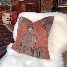 Load image into Gallery viewer, No. P309 - 16&quot; X 16&quot; Turkish Rug Pillow Cover
