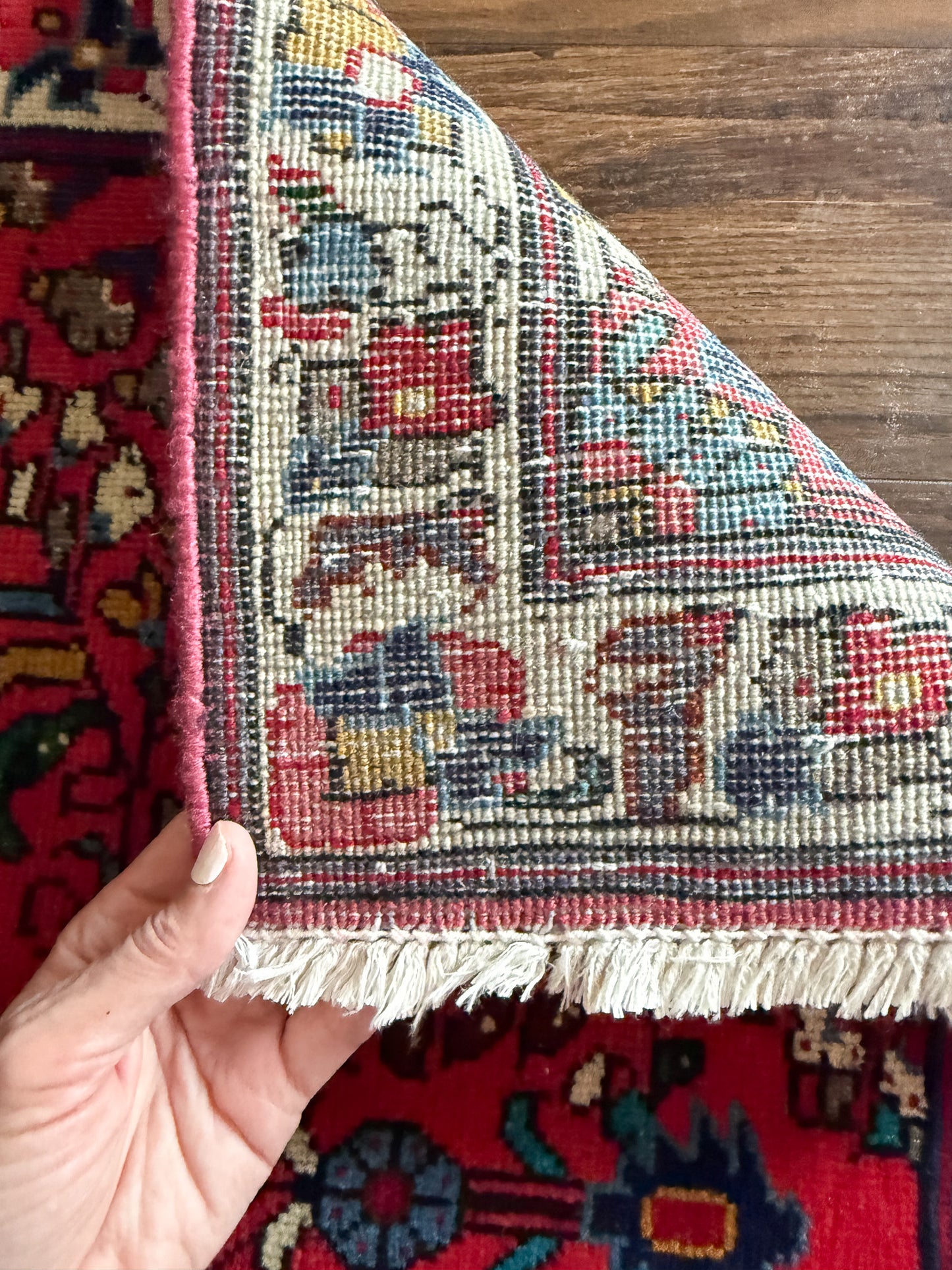Vintage Sarouk Area Rug No. A1243 - 2.4'x4.4'