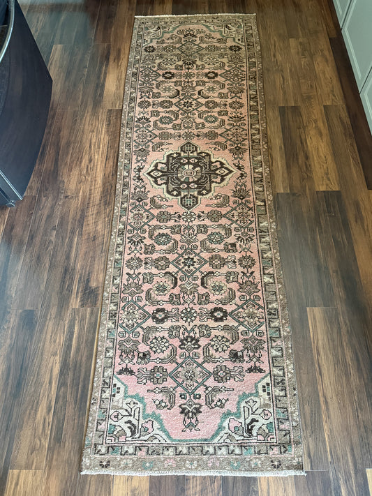 Vintage Hamadan Runner Rug No. R1244 - 2.9’x9.5’