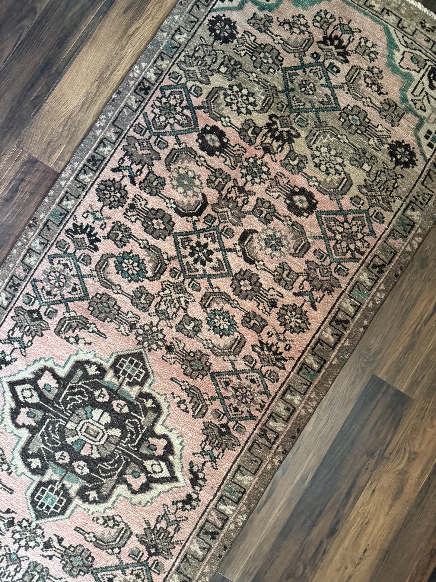 Vintage Hamadan Runner Rug No. R1244 - 2.9’x9.5’