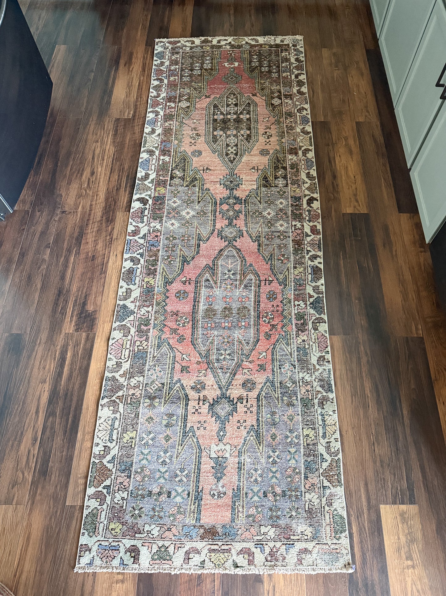 Vintage Hamadan Runner Rug No. R1245 - 3.1’x9.5’