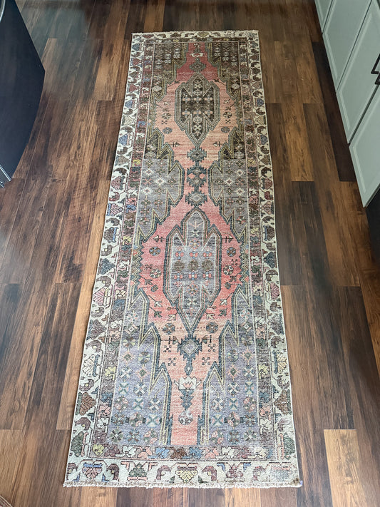 Vintage Hamadan Runner Rug No. R1245 - 3.1’x9.5’