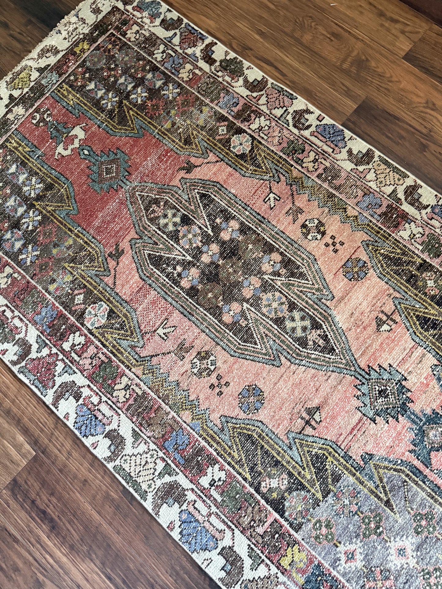 Vintage Hamadan Runner Rug No. R1245 - 3.1’x9.5’