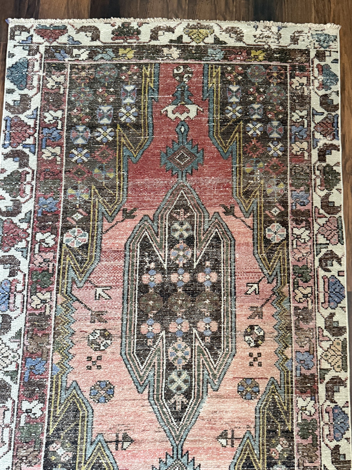 Vintage Hamadan Runner Rug No. R1245 - 3.1’x9.5’