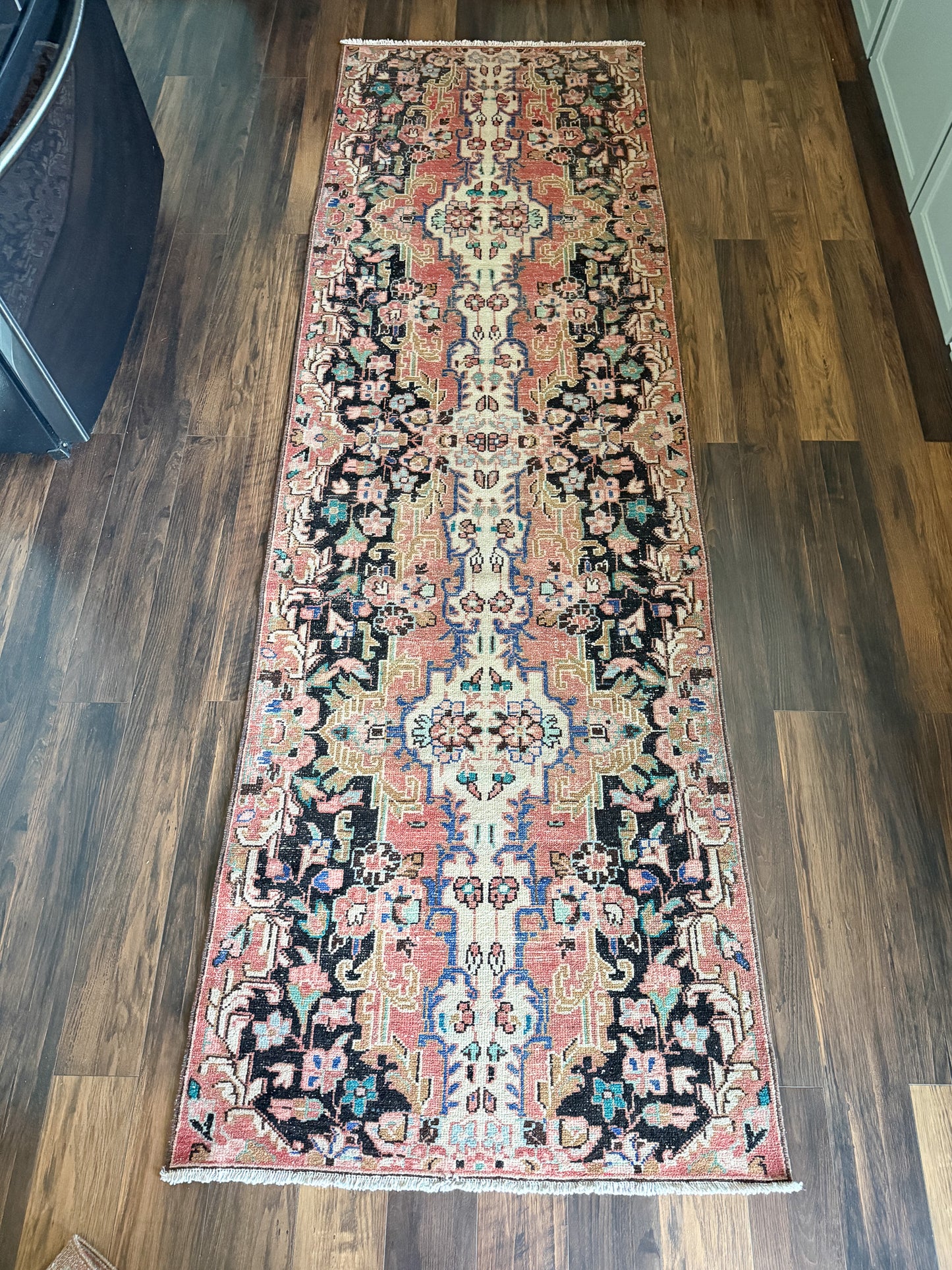 Vintage Karaja Runner Rug No. R1246 - 3.2’x9.5’