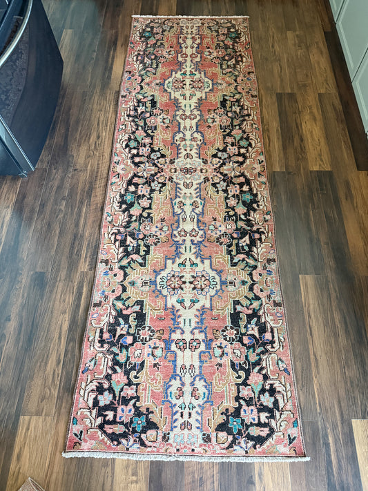 Vintage Karaja Runner Rug No. R1246 - 3.2’x9.5’
