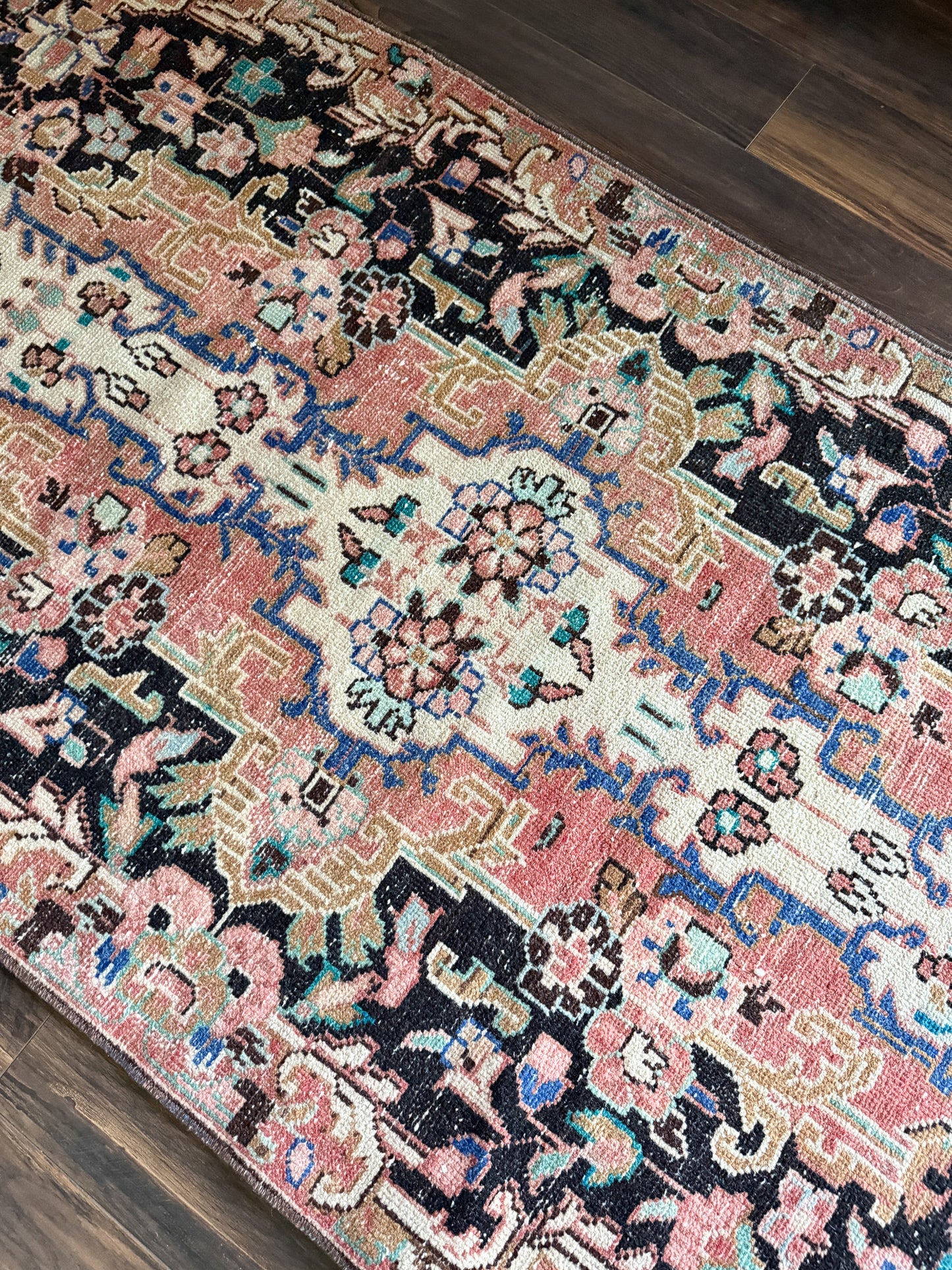 Vintage Karaja Runner Rug No. R1246 - 3.2’x9.5’