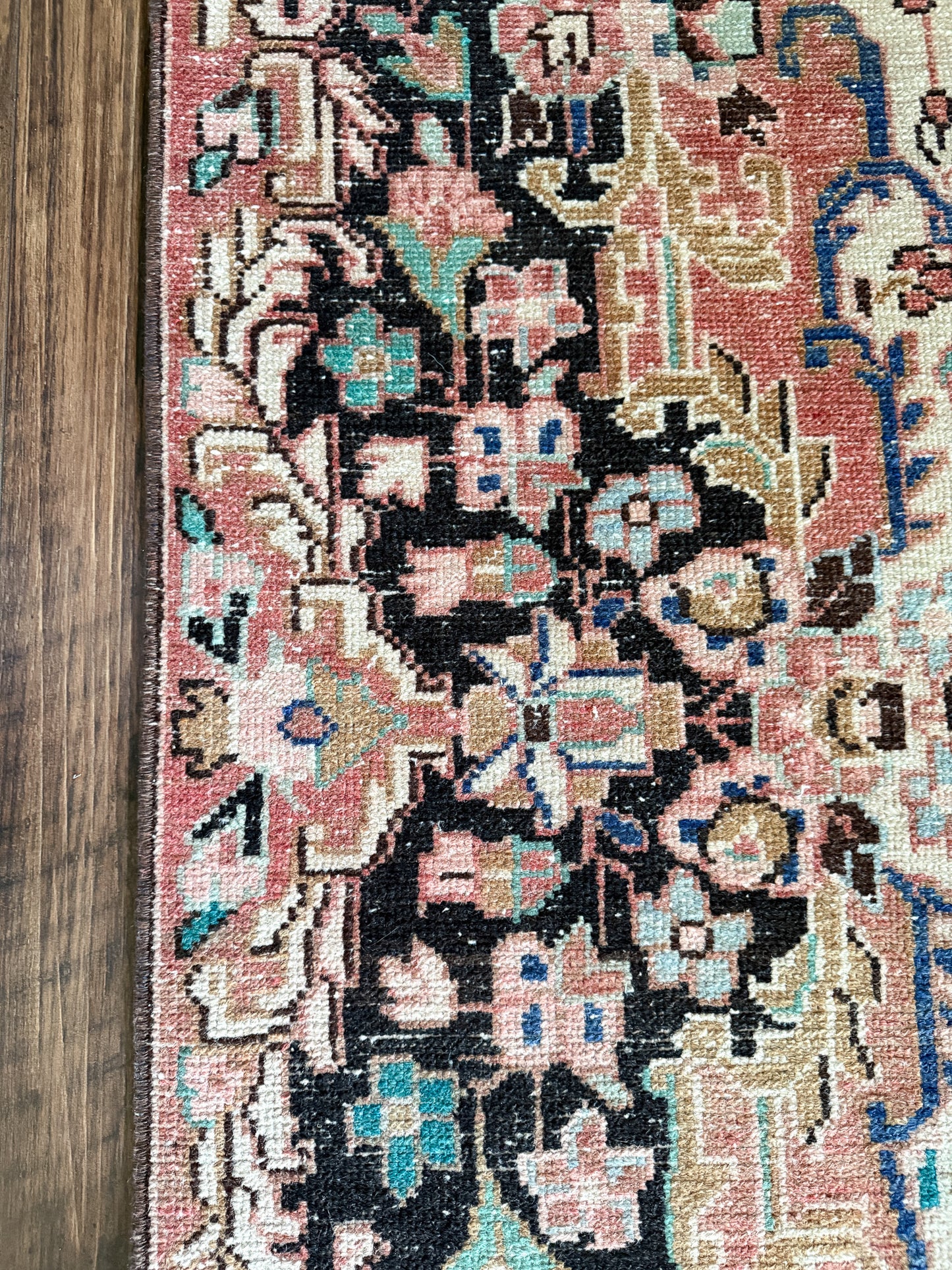 Vintage Karaja Runner Rug No. R1246 - 3.2’x9.5’
