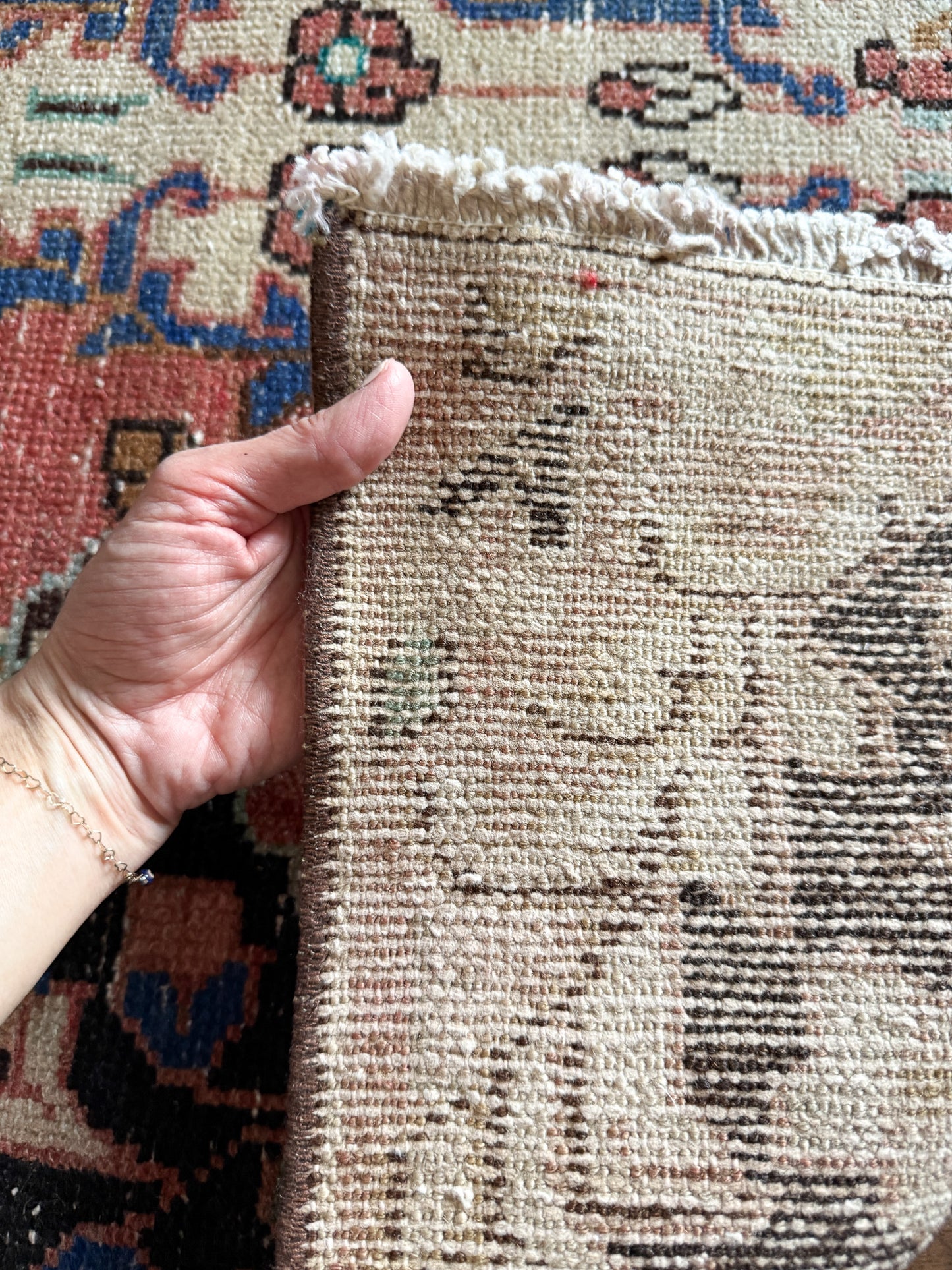 Vintage Karaja Runner Rug No. R1246 - 3.2’x9.5’