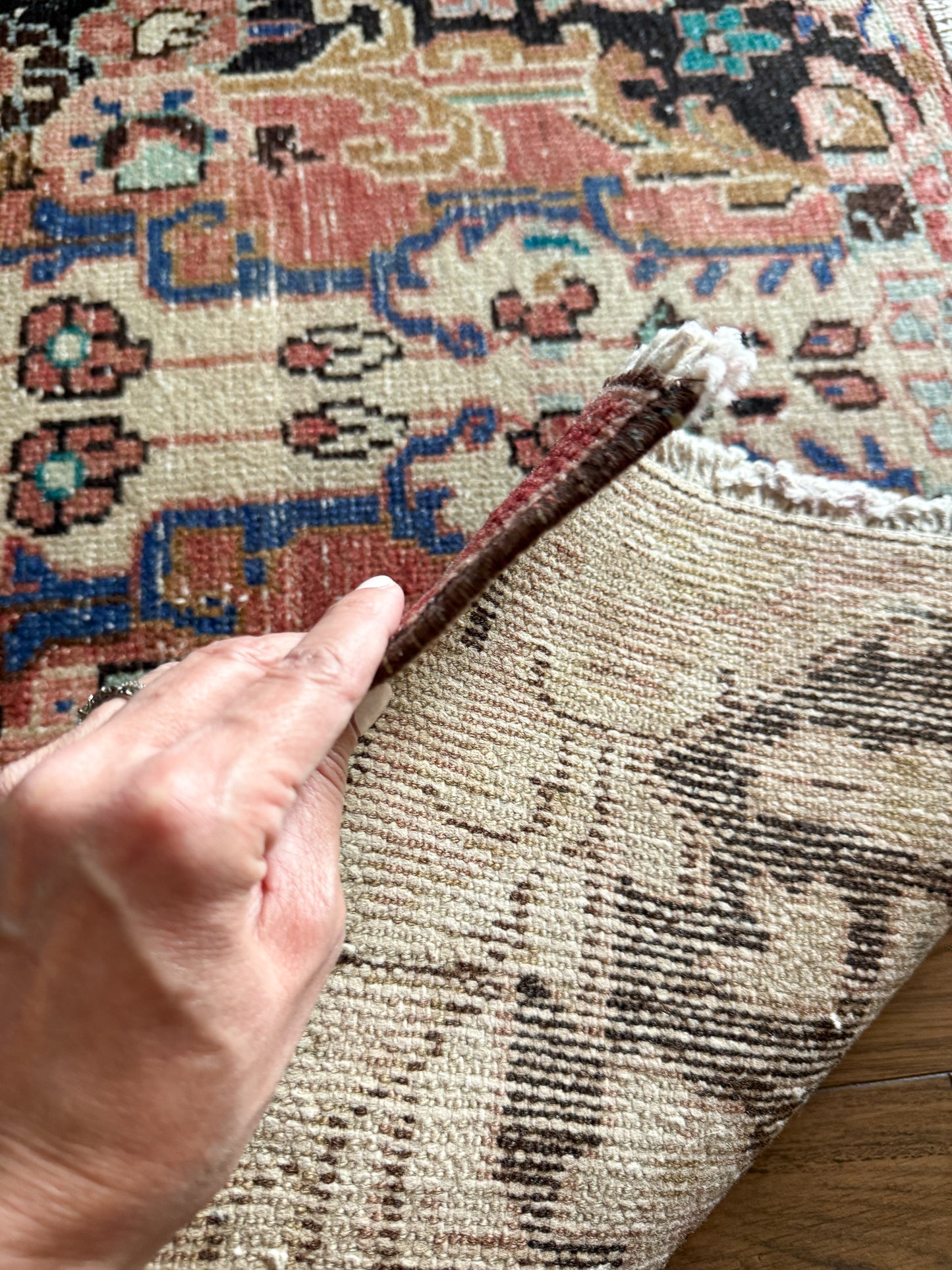 Vintage Karaja Runner Rug No. R1246 - 3.2’x9.5’