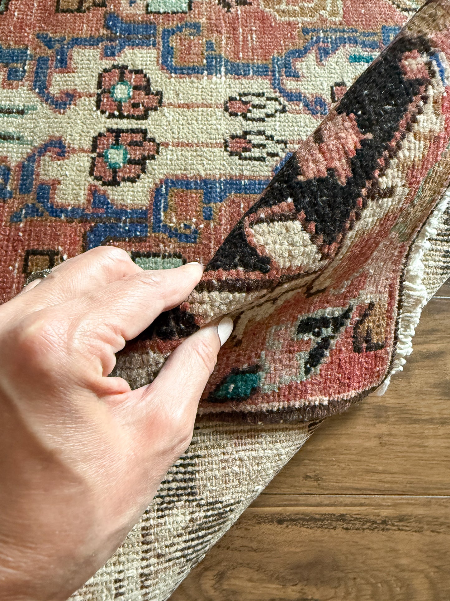 Vintage Karaja Runner Rug No. R1246 - 3.2’x9.5’