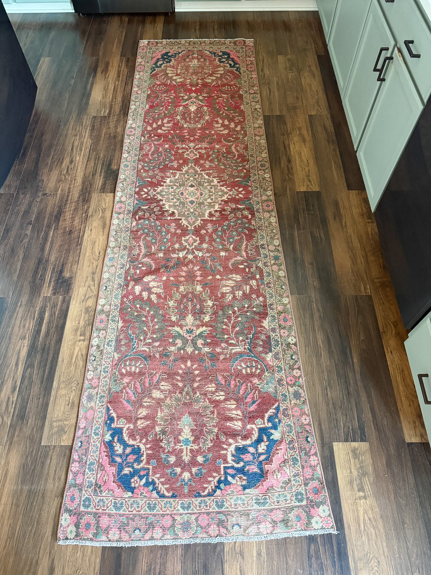 Vintage Seraband Runner Rug No. R1247 - 3.1’x10.2’