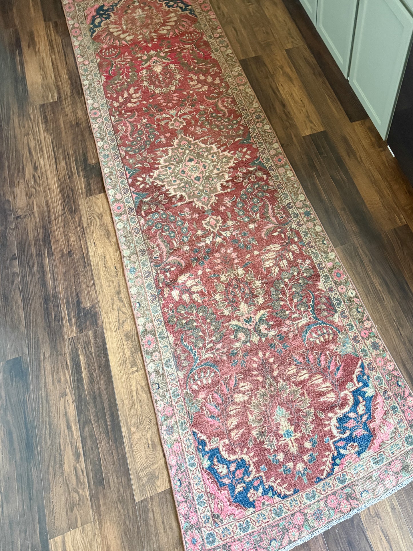 Vintage Seraband Runner Rug No. R1247 - 3.1’x10.2’