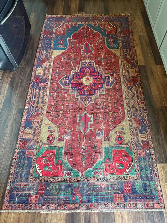 Vintage Karaja Area Rug No. A1249 - 4.8'x9.5'