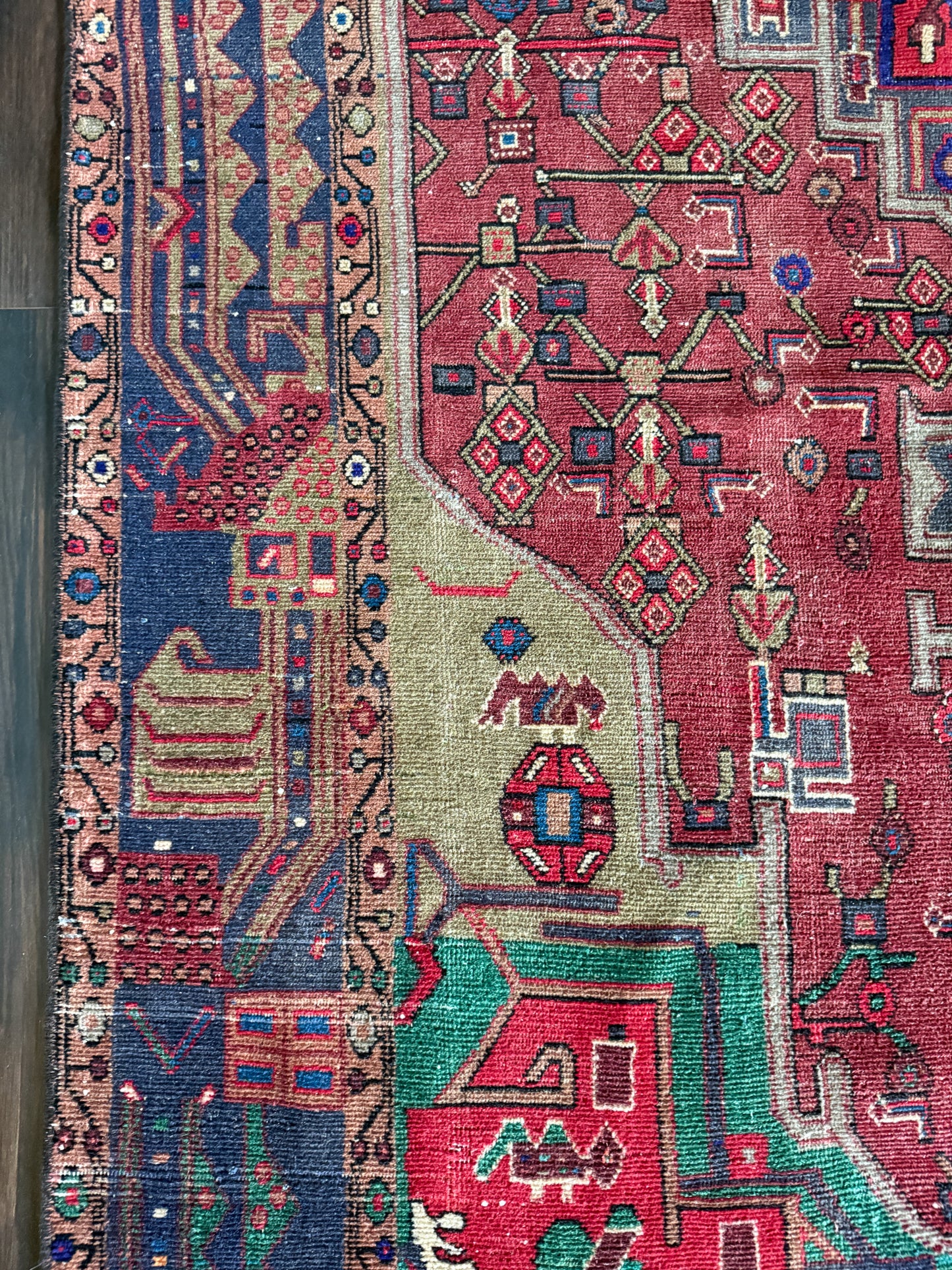 Vintage Karaja Area Rug No. A1249 - 4.8'x9.5'