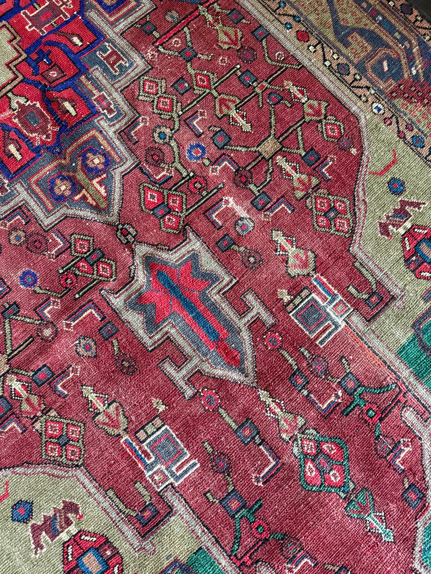 Vintage Karaja Area Rug No. A1249 - 4.8'x9.5'