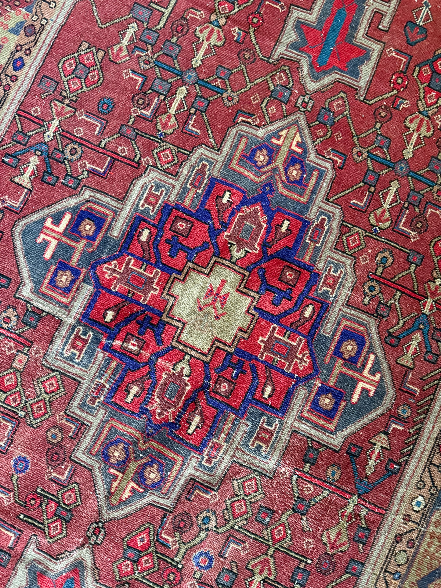 Vintage Karaja Area Rug No. A1249 - 4.8'x9.5'