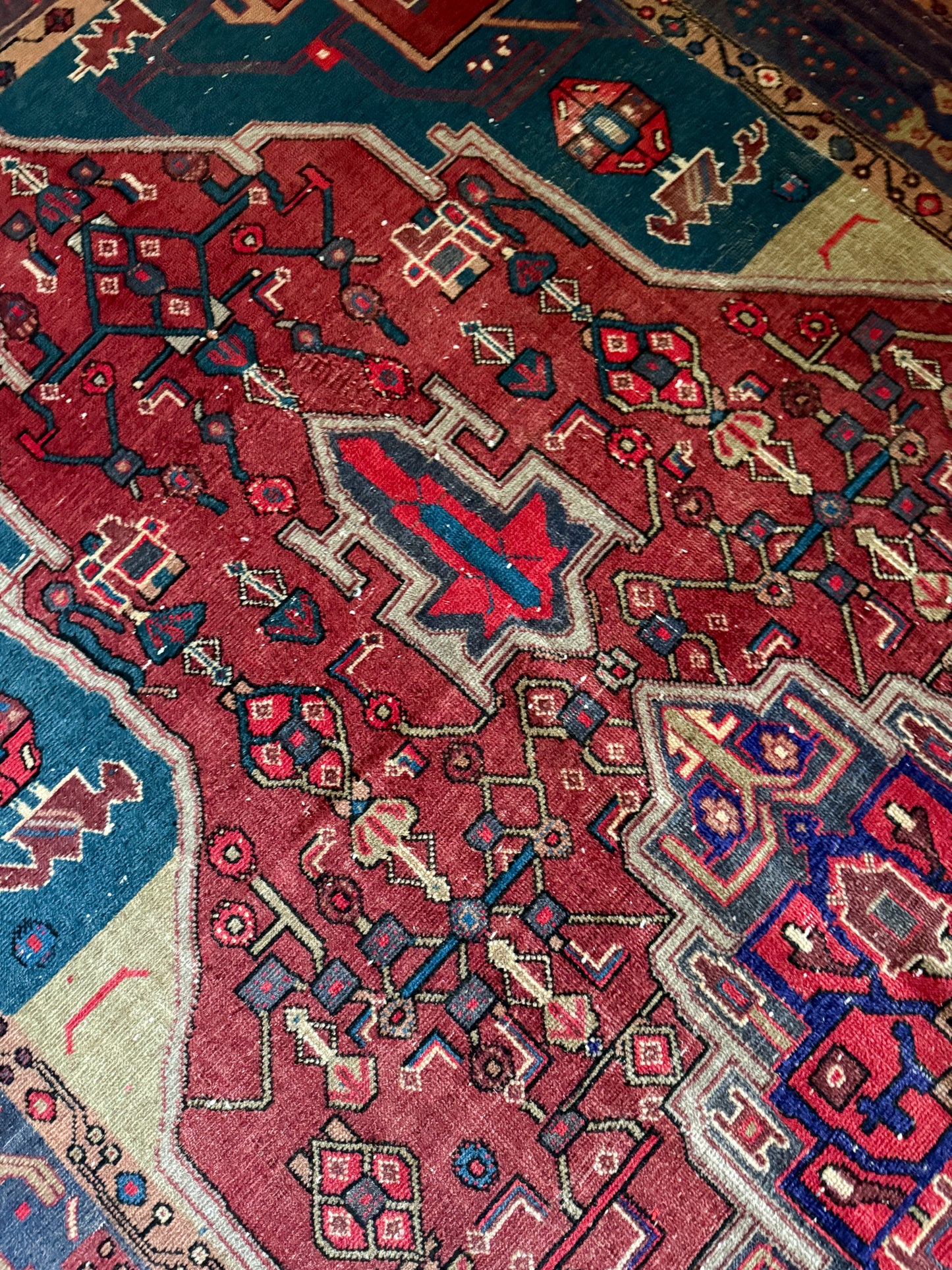 Vintage Karaja Area Rug No. A1249 - 4.8'x9.5'
