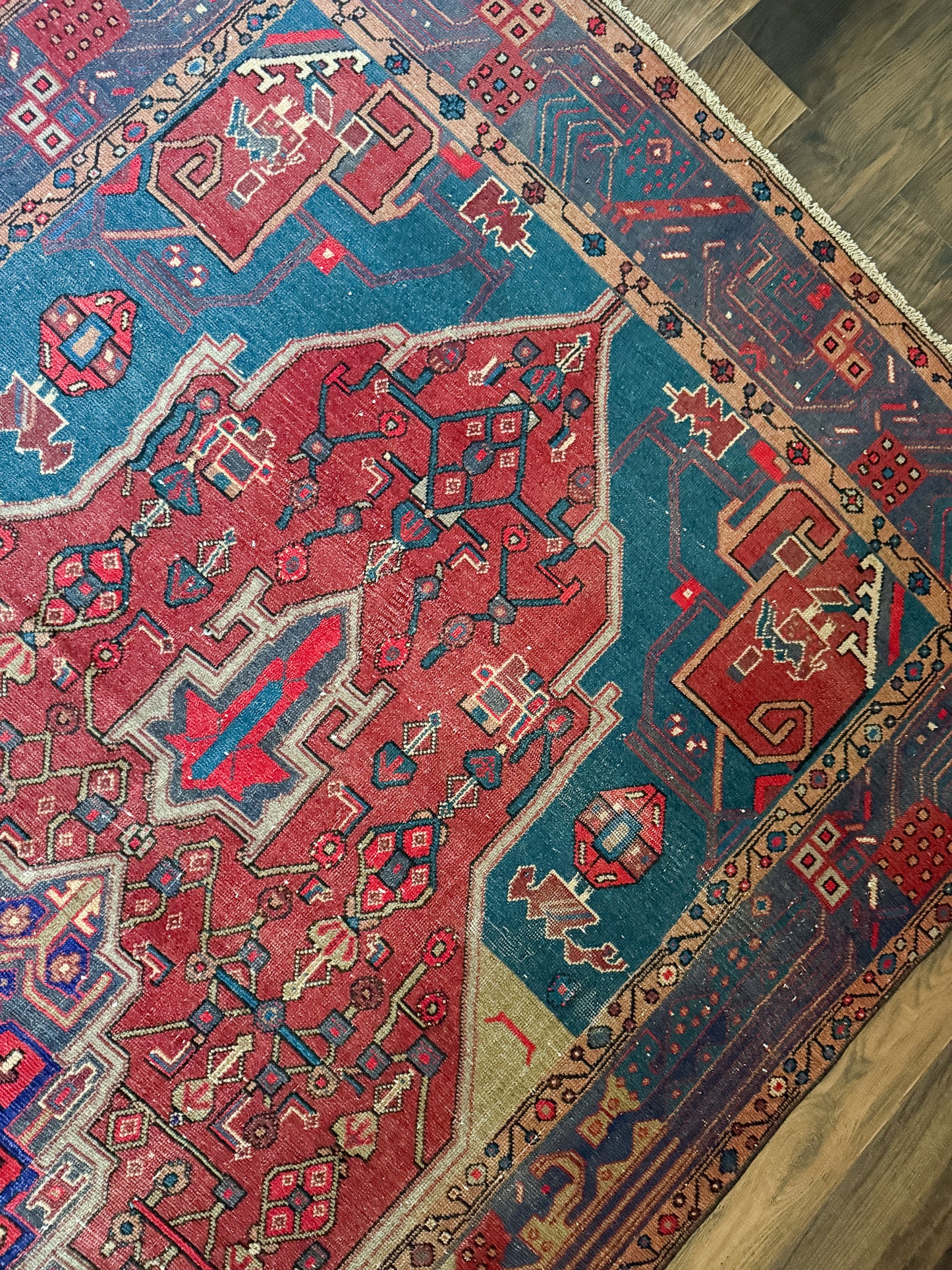 Vintage Karaja Area Rug No. A1249 - 4.8'x9.5'