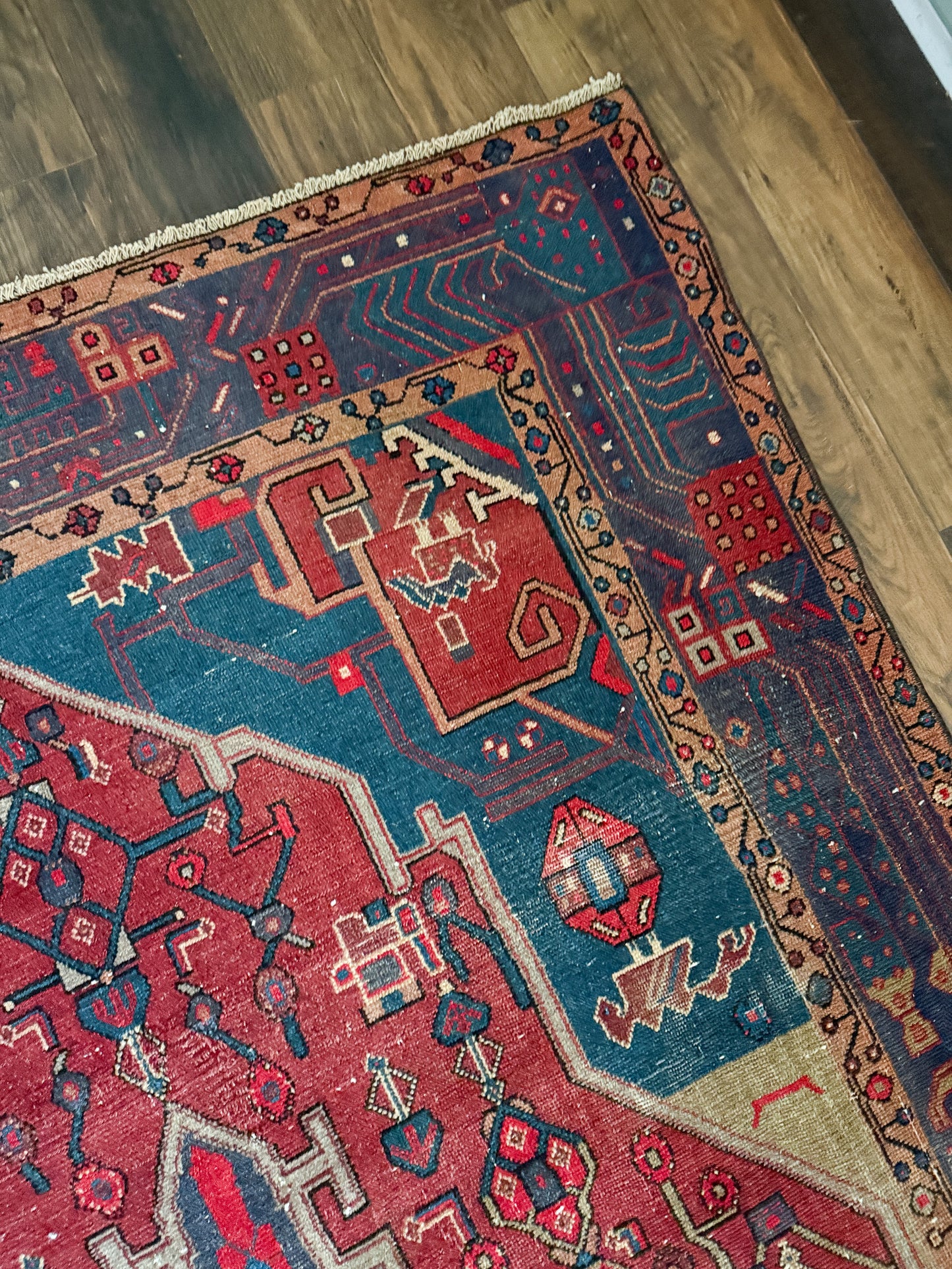 Vintage Karaja Area Rug No. A1249 - 4.8'x9.5'