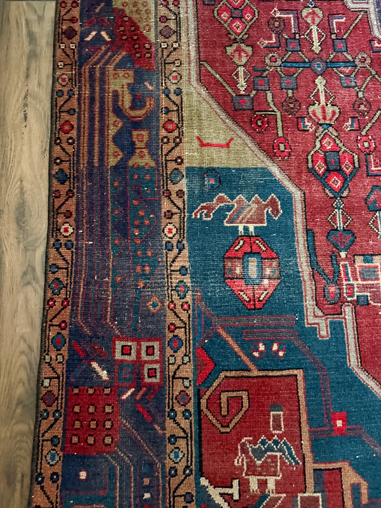 Vintage Karaja Area Rug No. A1249 - 4.8'x9.5'