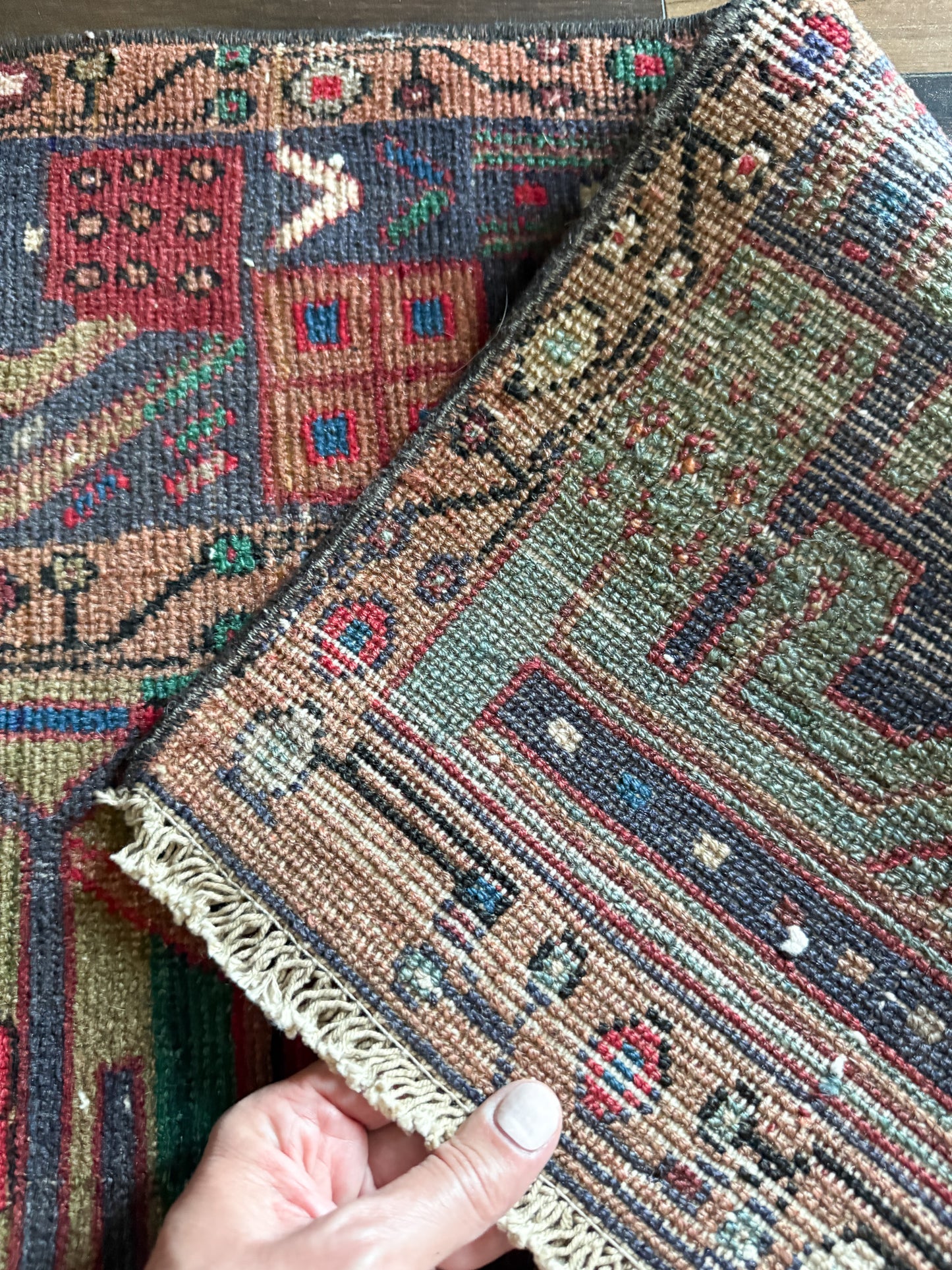 Vintage Karaja Area Rug No. A1249 - 4.8'x9.5'