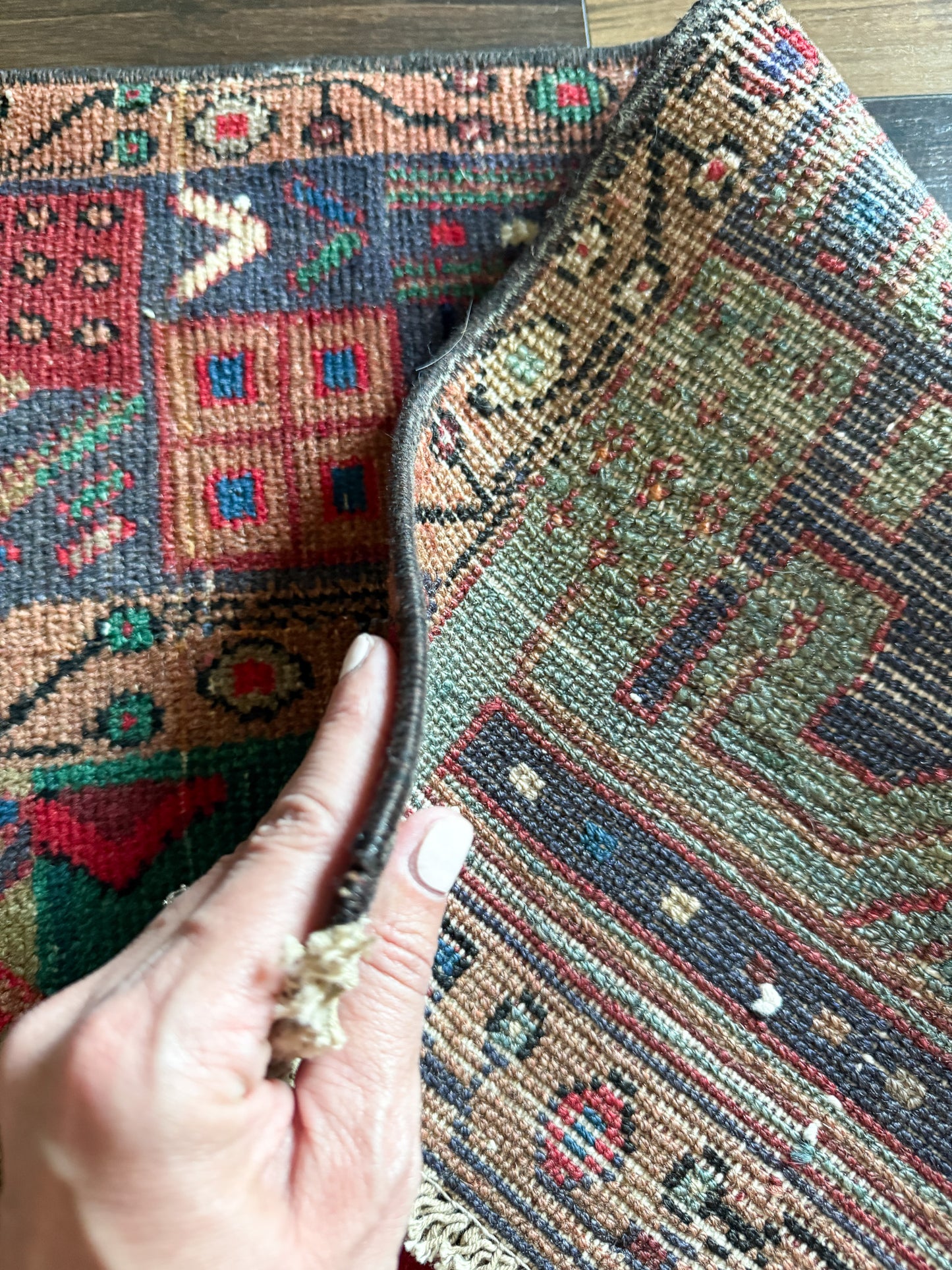 Vintage Karaja Area Rug No. A1249 - 4.8'x9.5'