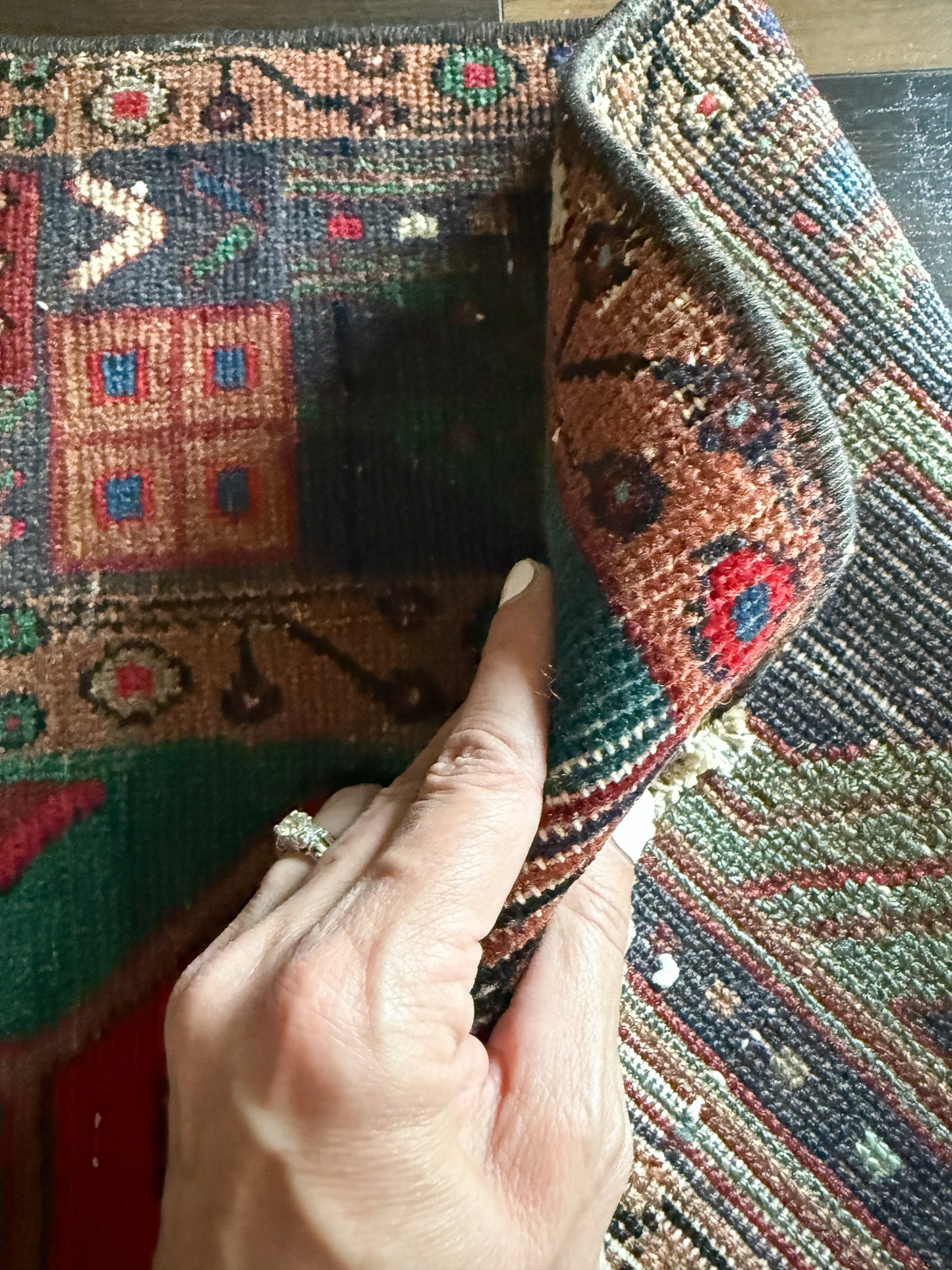 Vintage Karaja Area Rug No. A1249 - 4.8'x9.5'