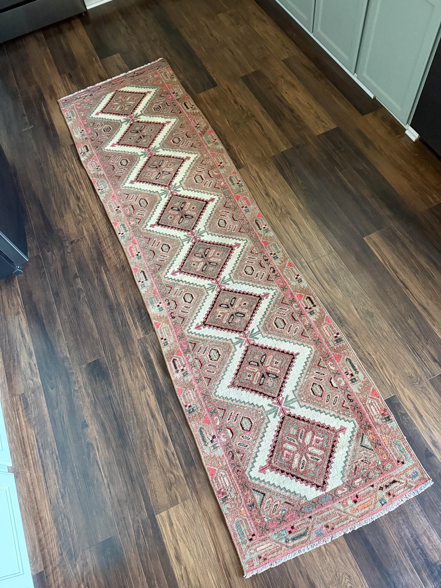 Vintage Hamadan Runner Rug No. R1250 - 2.3’x8.7’