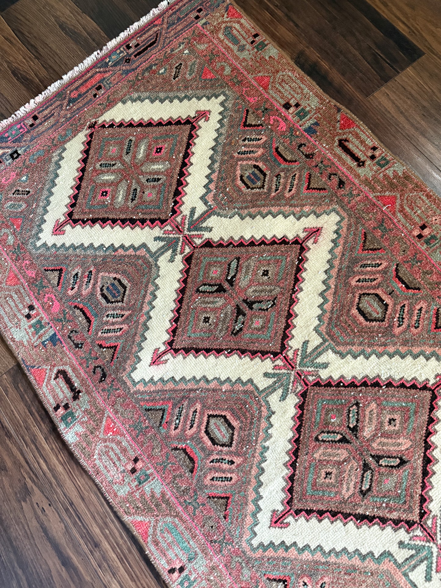 Vintage Hamadan Runner Rug No. R1250 - 2.3’x8.7’