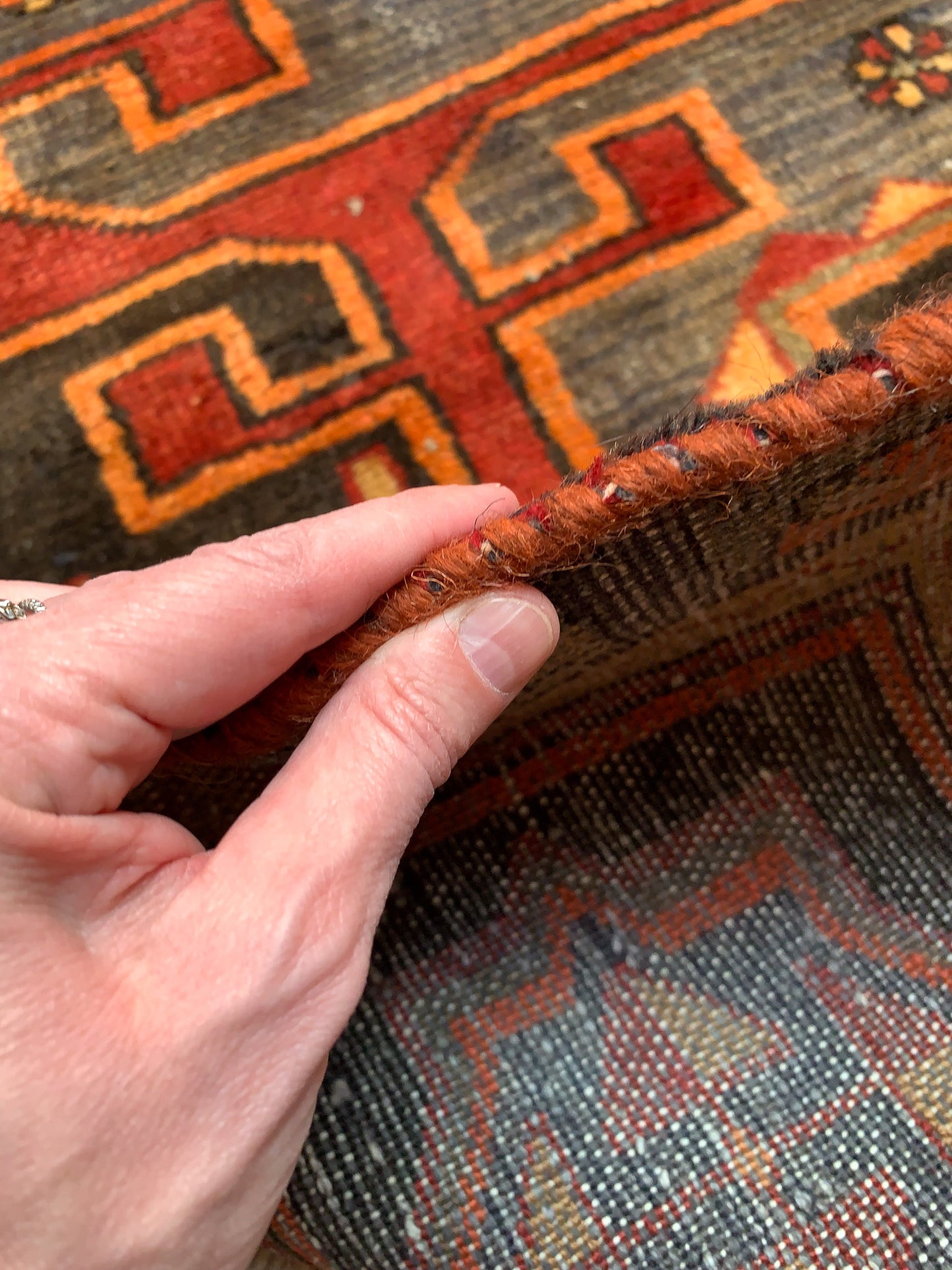 Vintage Persian Area Rug No. A1166 - 4.3' x 6.5'