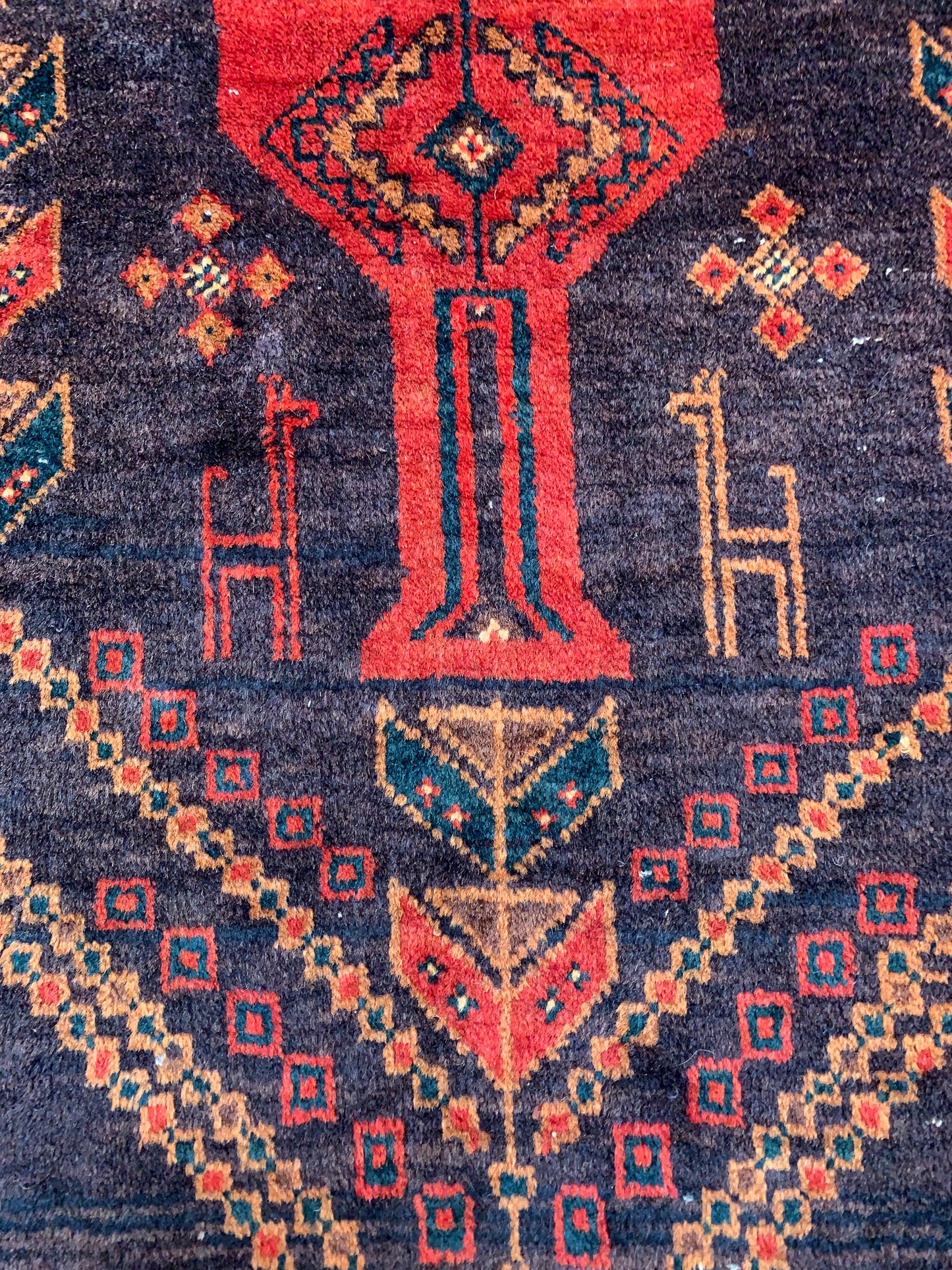 Vintage Persian Area Rug No. A1165 - 4.1' x 7.8'