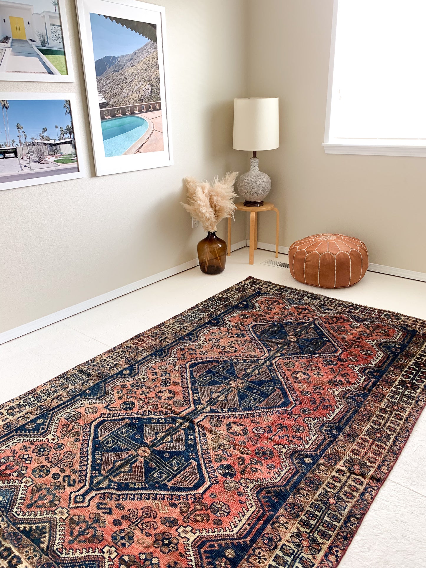 A1112- 4.8' x 7.8' Vintage Persian Area Rug