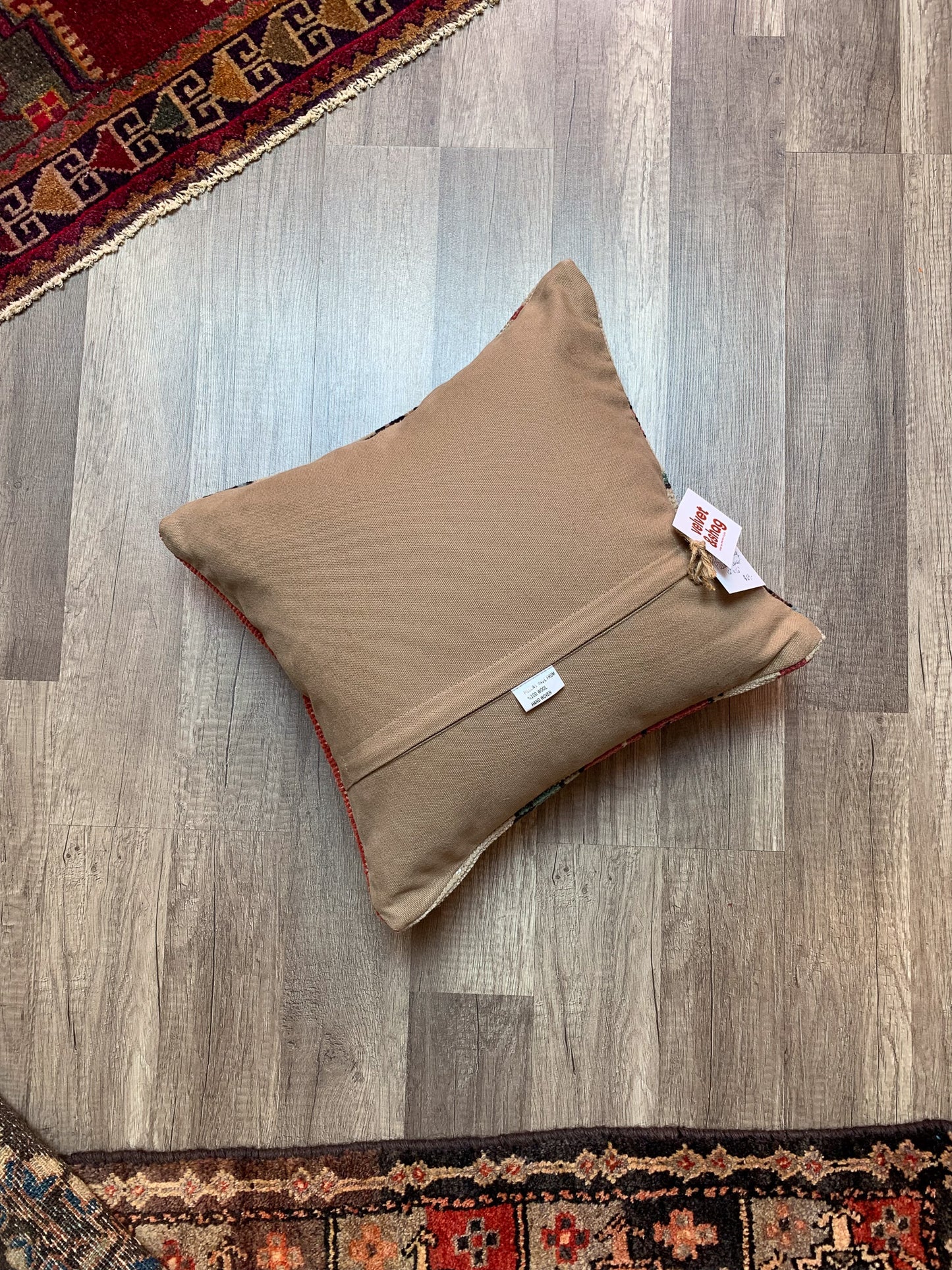 No. P380 - 16" X 16" Turkish Rug Pillow Cover