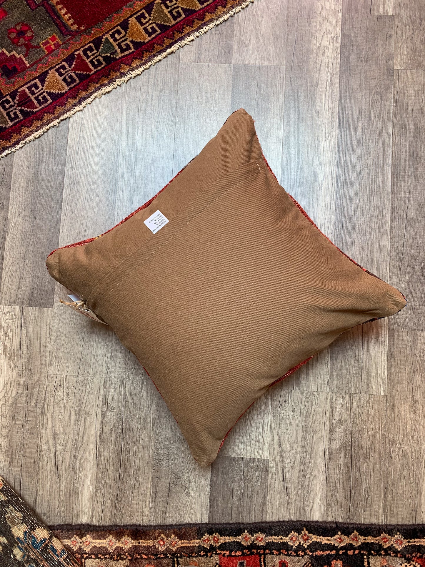 No. P385 - 18" X 18" Turkish Rug Pillow Cover