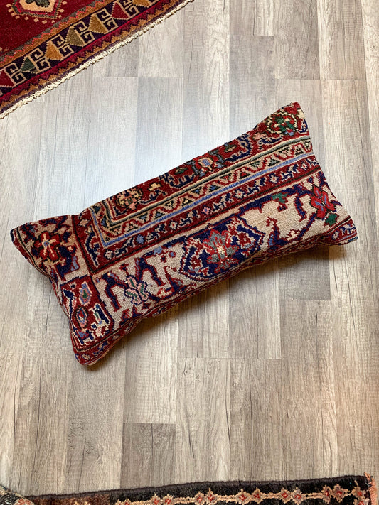 No. P383 - 12" X 24" Turkish Rug Pillow Cover
