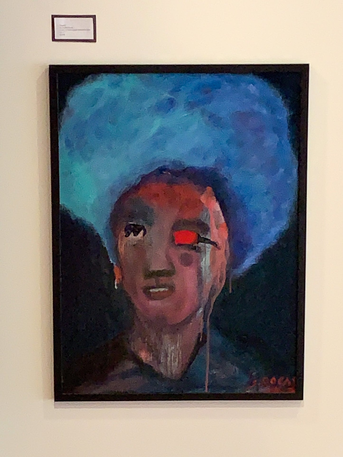 "Angela" Original Painted Portrait by Sandra Bocas