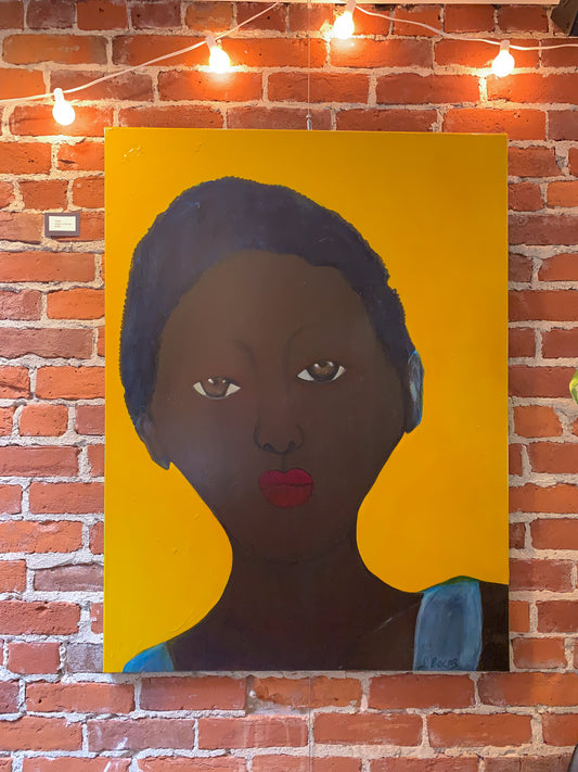 "Diane" Original Painted Portrait by Sandra Bocas