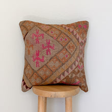 Load image into Gallery viewer, No. P282 - 16&quot; X 16&quot; Turkish Rug Pillow Cover
