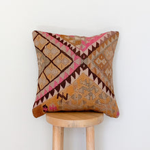 Load image into Gallery viewer, No. P286 - 16&quot; X 16&quot; Turkish Rug Pillow Cover
