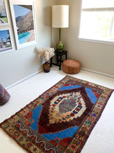 Load image into Gallery viewer, Reserved for Carmen - A1053 - 4.0&#39; x 6.9&#39; Vintage Turkish Area Rug
