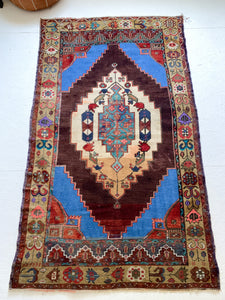 Reserved for Carmen - A1053 - 4.0' x 6.9' Vintage Turkish Area Rug