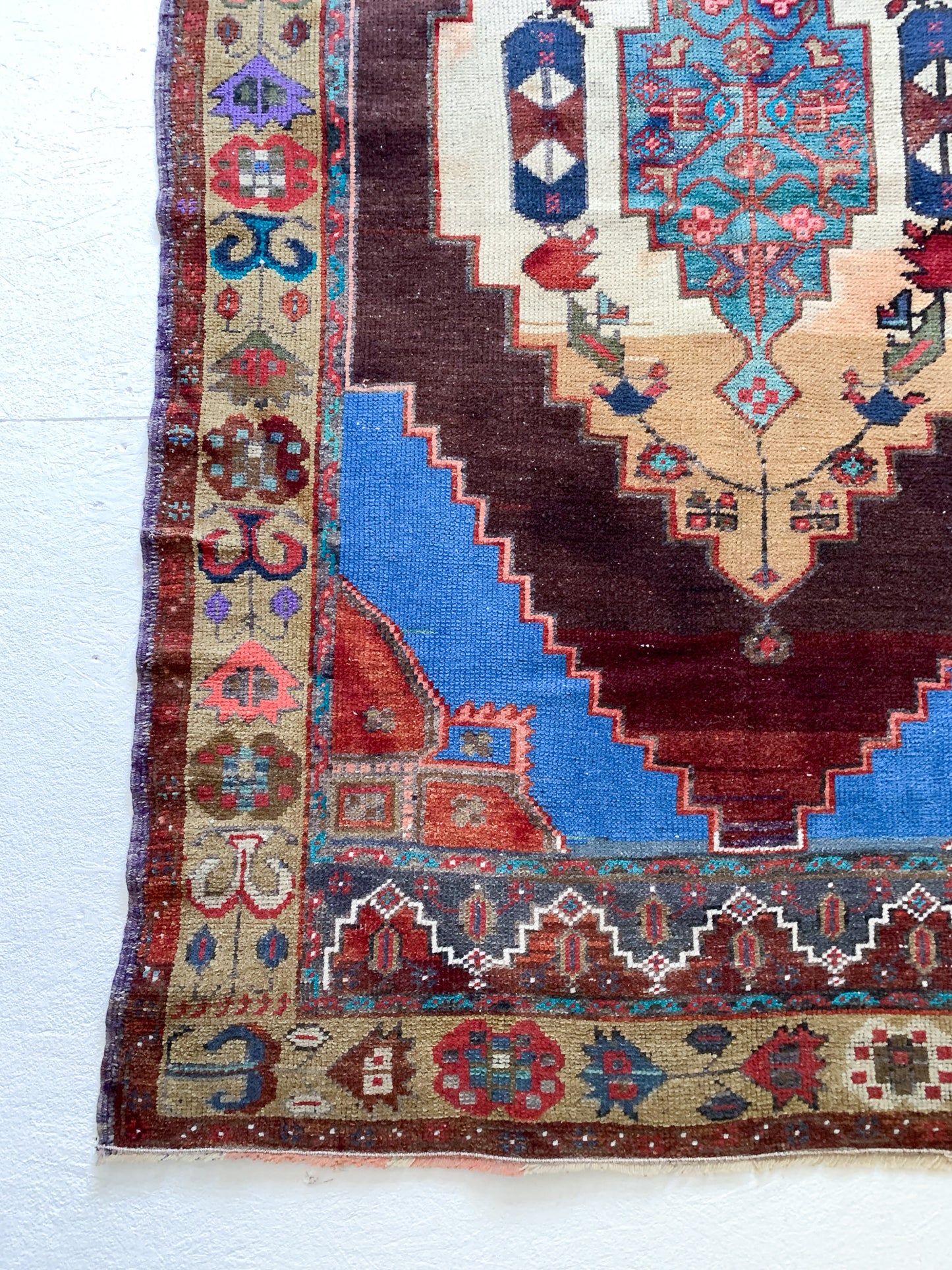 Reserved for Carmen - A1053 - 4.0' x 6.9' Vintage Turkish Area Rug