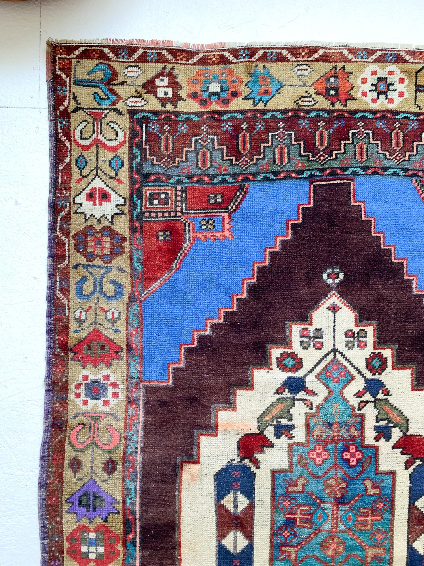 Reserved for Carmen - A1053 - 4.0' x 6.9' Vintage Turkish Area Rug