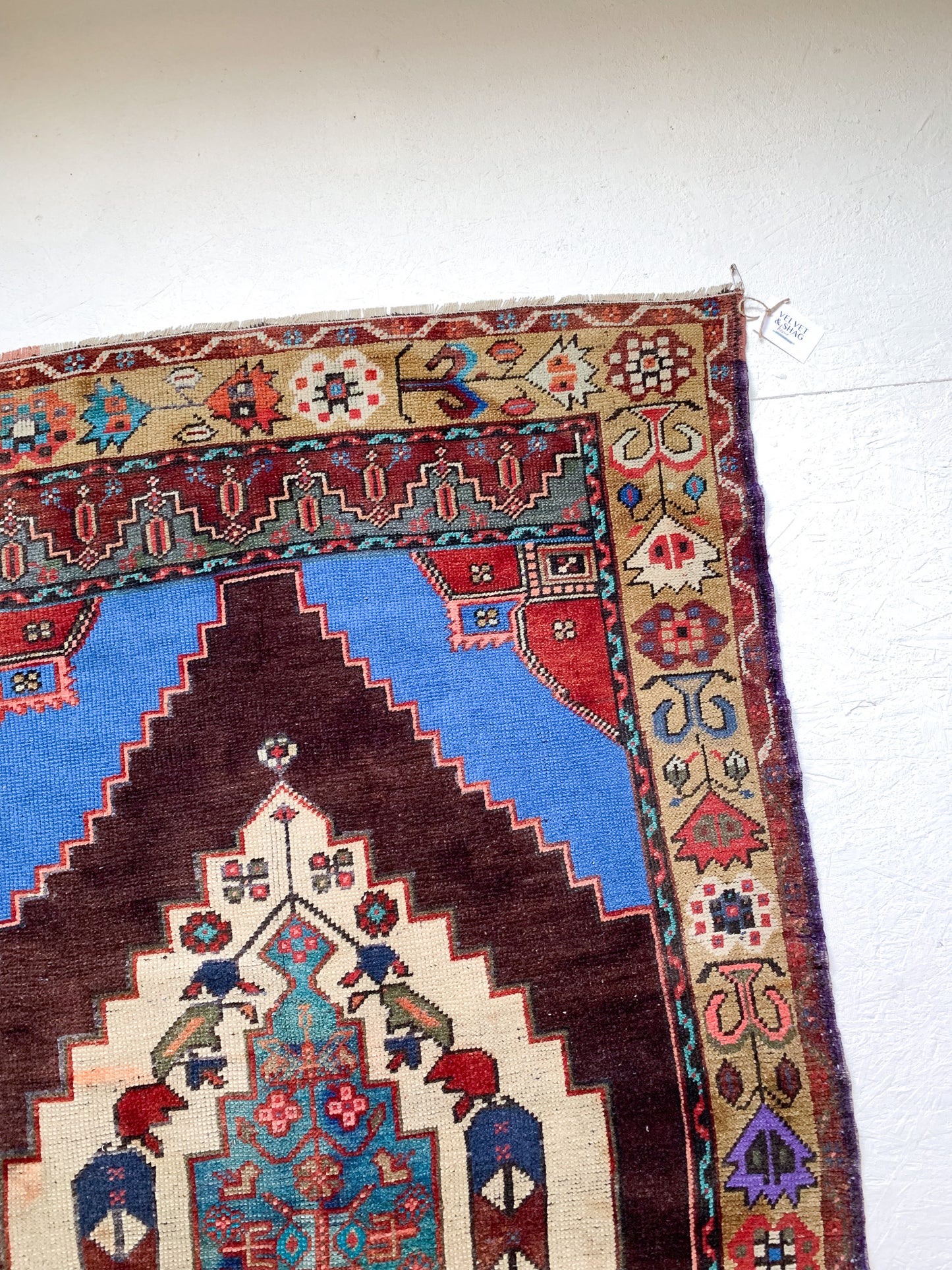 Reserved for Carmen - A1053 - 4.0' x 6.9' Vintage Turkish Area Rug