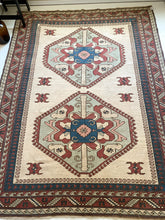 Load image into Gallery viewer, A1055 - 6.6&#39; x 8.8&#39; Vintage Turkish Area Rug
