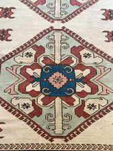 Load image into Gallery viewer, A1055 - 6.6&#39; x 8.8&#39; Vintage Turkish Area Rug
